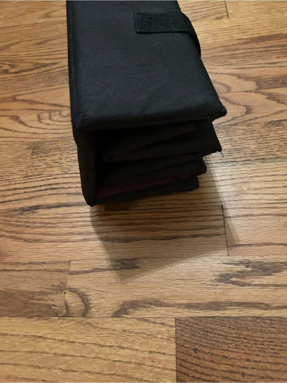 Eddie Bauer Roll Up Packable Foldable Black & Maroon Dog Bed Great for Traveling